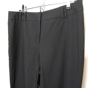 $ STYLE and co. Petite black stretch flat front straight leg dress pantsSize 12P